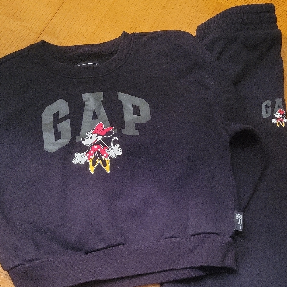 GAP Black Minnie Mouse Graphic Set